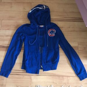 Large, PINK X fifth and the ocean Cubs hoodie